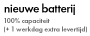 Nieuwe Batterij +50&nbsp;&euro;